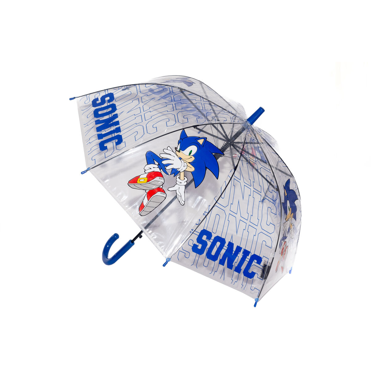 Paraguas Sonic City azul infantil Ø76 cm resistente ligero escolar Sonic