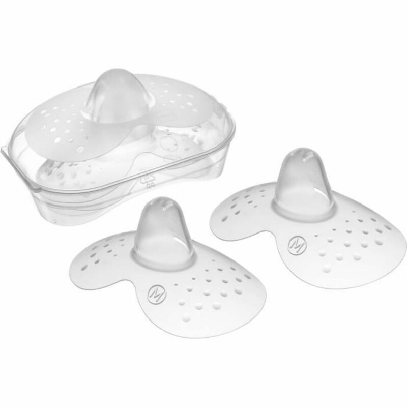 Pezoneras MAM M 20 mm, hechas de silicona suave para proteger durante la lactancia.