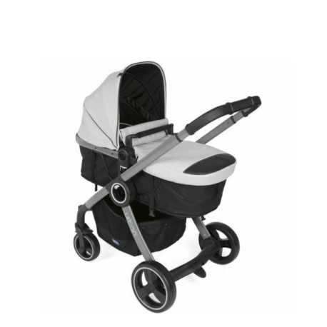 Carro de paseo para bebé Chicco Urban Pro, carrito moderno con capazo y estructura robusta para paseos cómodos.