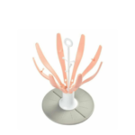 Escurridor Béaba para biberones y utensilios de bebé, diseño moderno y funcional con capacidad para múltiples piezas.