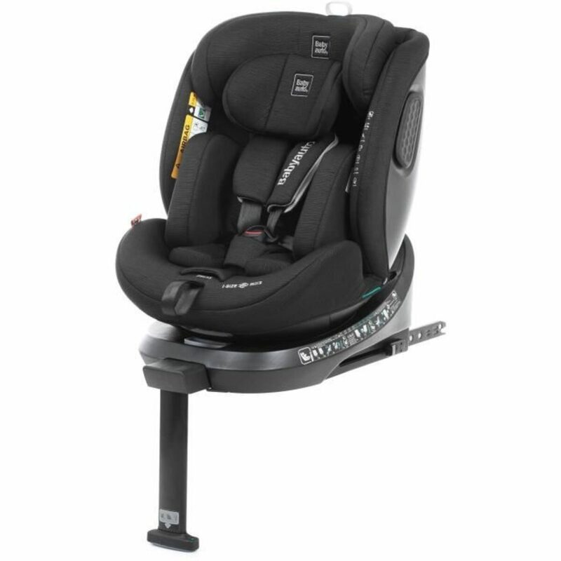 Silla para el coche Babyauto CORE negro con diseño ergonómico y sistema de seguridad avanzado.