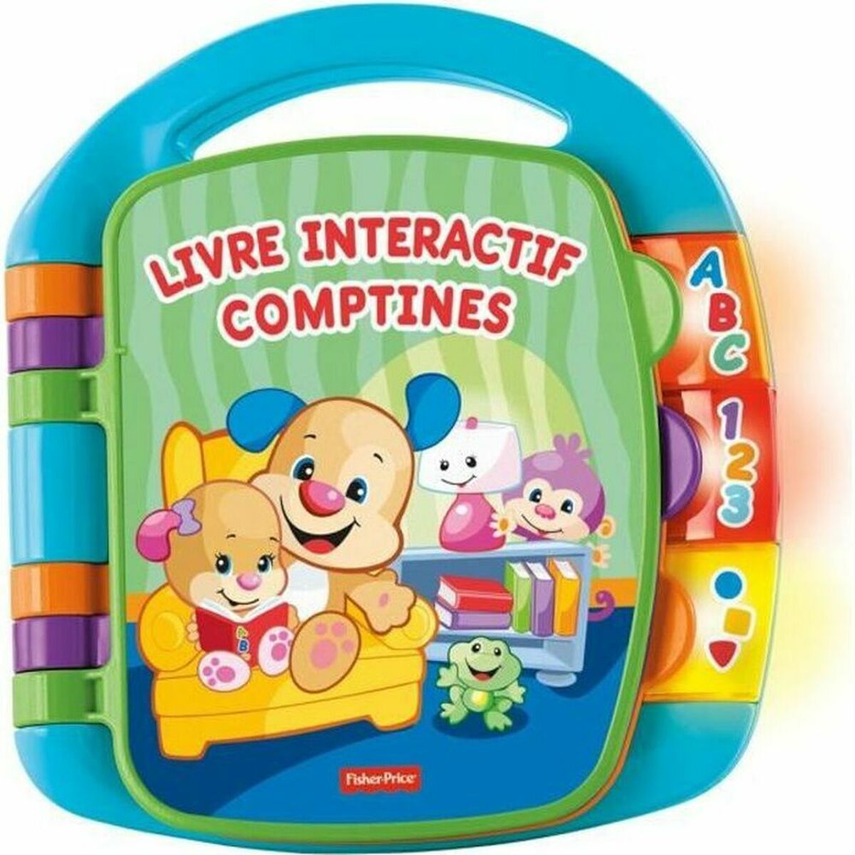 Libro Interactivo Fisher-Price Nursery Rhymes Puppy – Juguete educativo para bebé