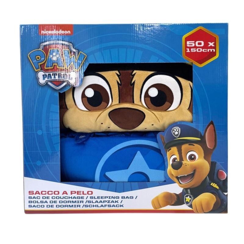 Saco de Dormir The Paw Patrol Chase azul 150x150 cm infantil