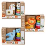 Juguete de arrastre Colorbaby para bebés, con diseños de animales coloridos y educativos.