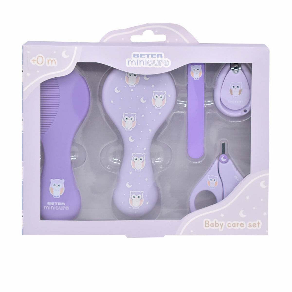 Set de Regalo para Bebé Beter Mini Cure Baby Care Búho 5 Piezas