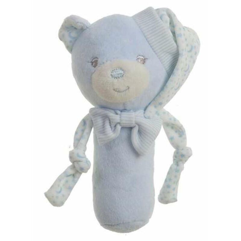 Sonajero Sweet Estrellas Azul Oso 16 cm juguete infantil educativo