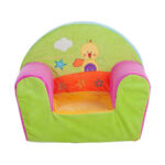 Sillón infantil multicolor pato espuma 44x34x53 cm asiento niño