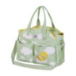 Bolso cambiador de pañales Looney Tunes Tweety verde funcional amplio bebé