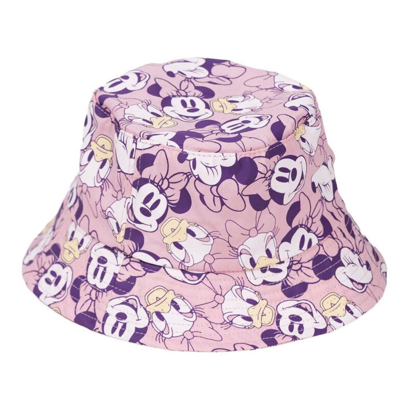 Gorro infantil Minnie Mouse rosa algodón verano bebé