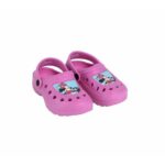 Zuecos de playa Minnie Mouse rosa oscuro EVA niños talla 26-27 cómodos verano