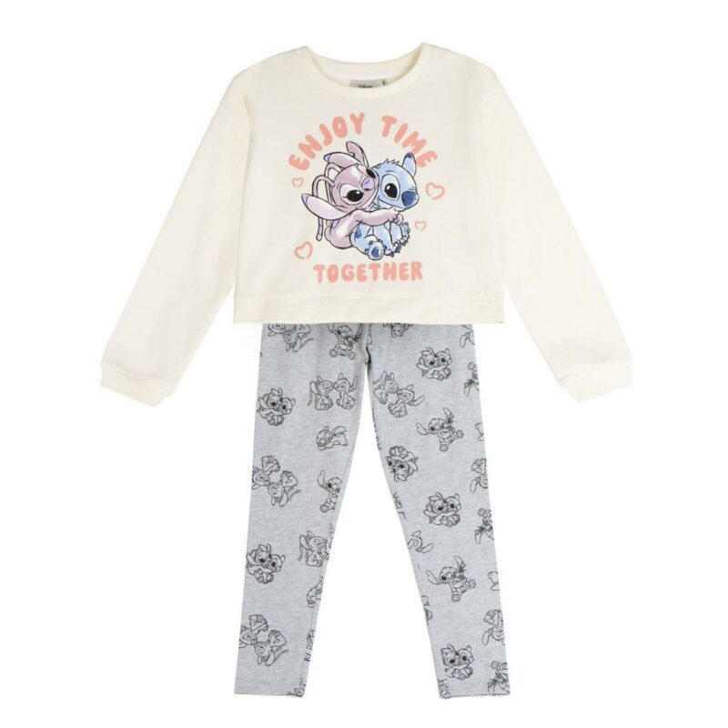 Conjunto ropa Stitch beige Disney Baby niño cómodo versátil