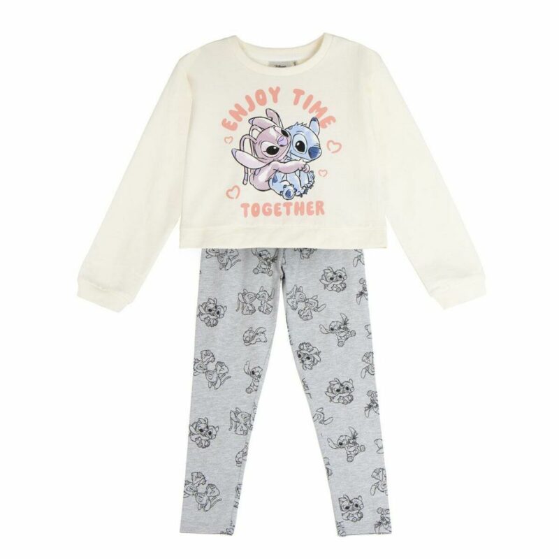 Conjunto ropa Stitch beige Disney Baby niño cómodo suave