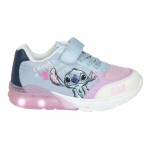 Zapatillas Deportivas Infantiles Stitch Azul claro con luces TPR niño