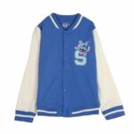 Sudadera Stitch azul sin capucha infantil niño cómoda suave