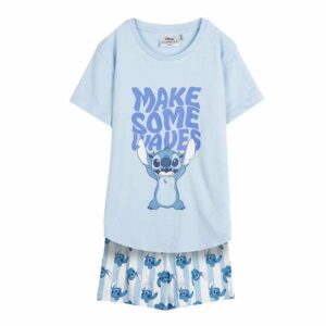 Pijama Infantil Stitch Azul 2 piezas cómodo suave niño