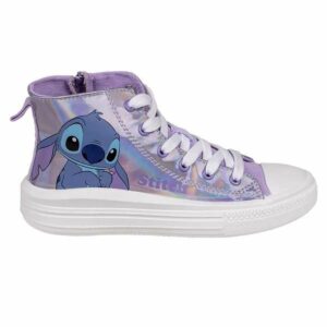 Zapatillas deportivas infantiles Stitch lila talla 31 cómodas y resistentes