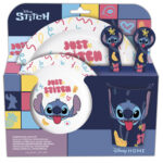 Set de vajilla infantil Stitch Sweet Infantil 5 piezas azul y lila para niños